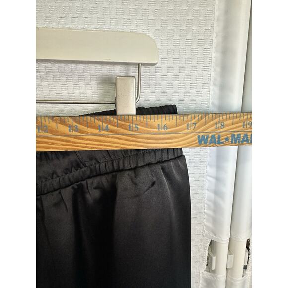 Forever 21 wide leg elastic waist Dress pants size XL 0X black - Picture 7 of 9